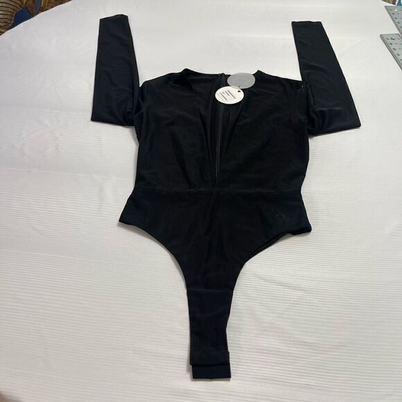 NWT MISHA Collection Revolve Black Maddelena Bodysuit Size Small New - Picture 9 of 12